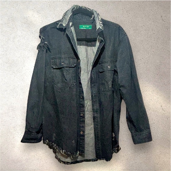 Signature 8 over side distressed jacket - Picture 2 of 5